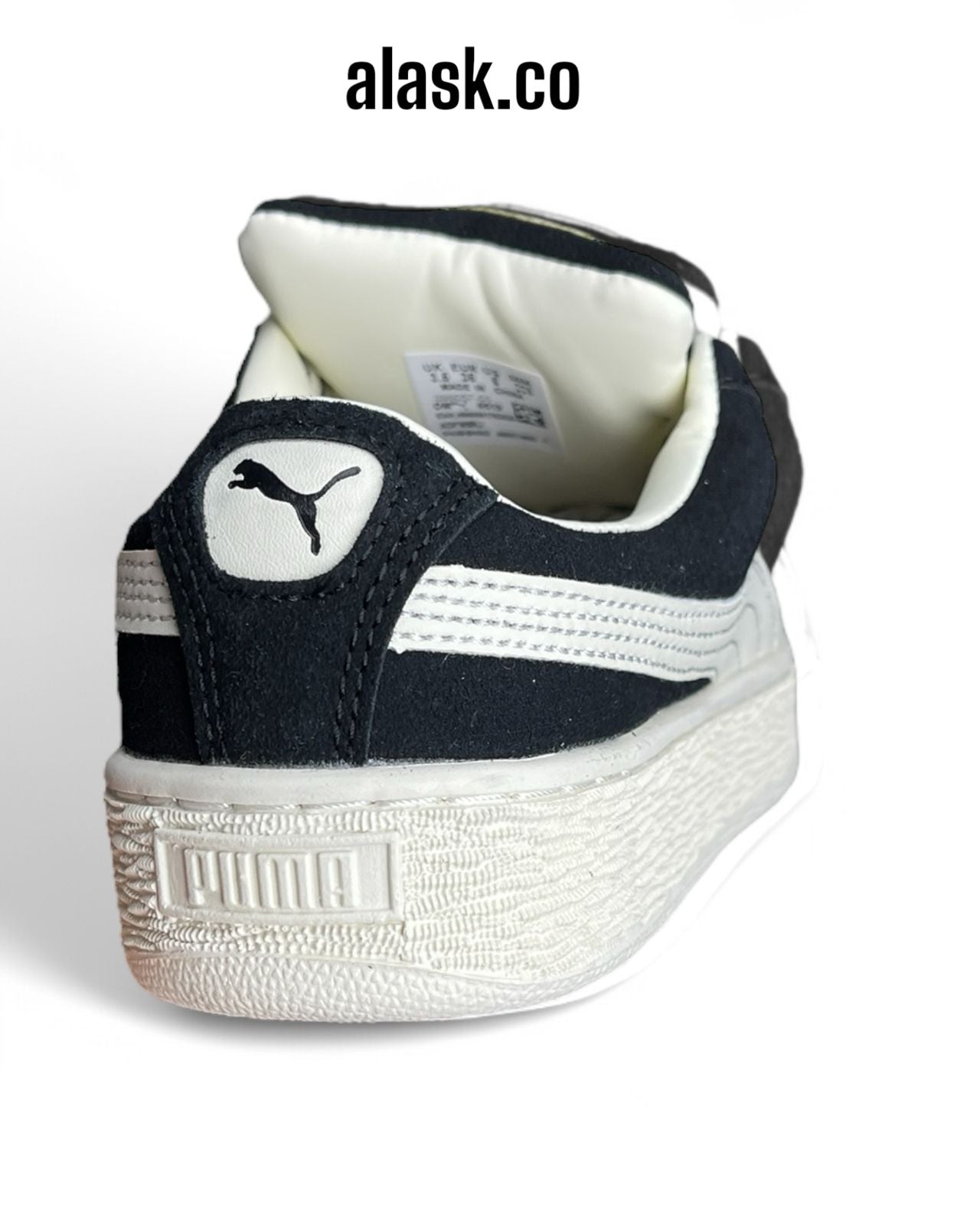 P U M A SUEDE HOMBRE N/B