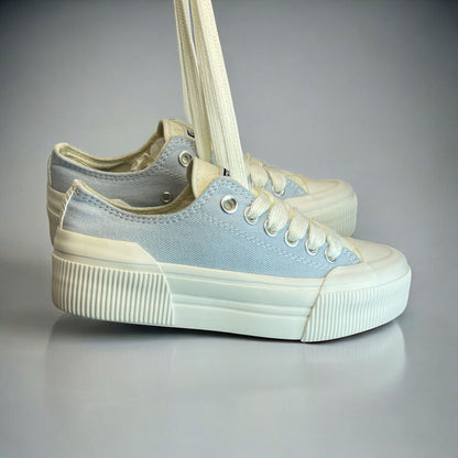CONVERSE PLATAFORMA AZUL