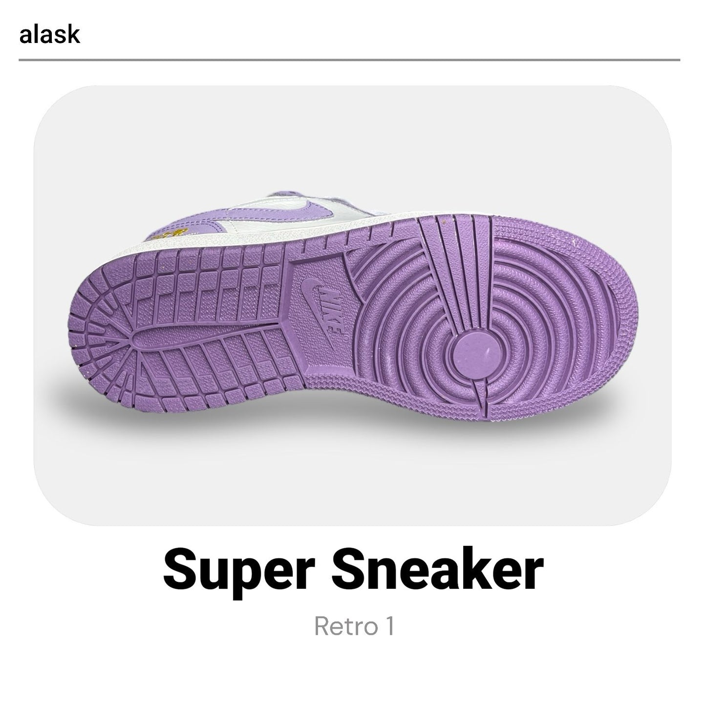 NIK RETRO 1 DAMA MORADA