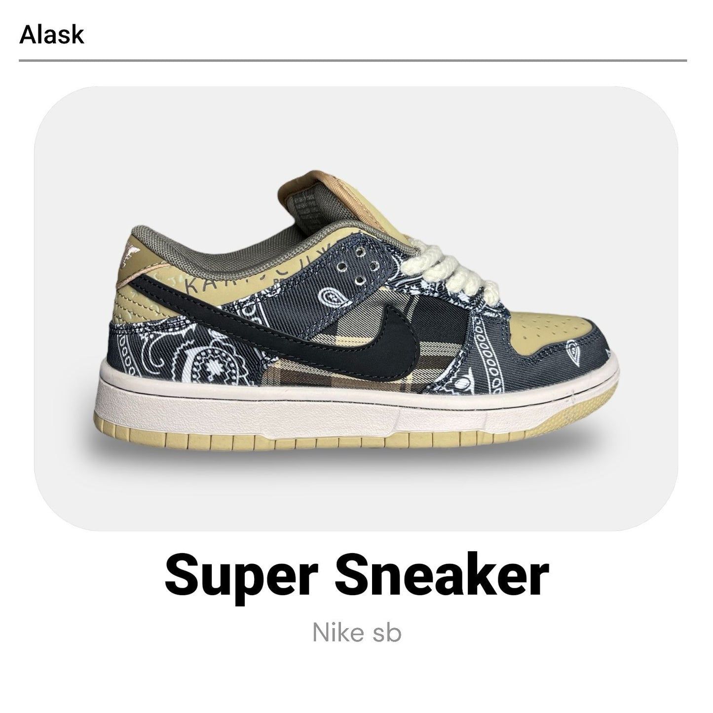 NIKE SB DUNK DAMA  DOBLE CORDON