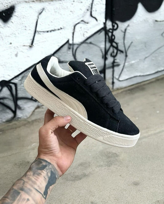 P U M A SUEDE HOMBRE N/B