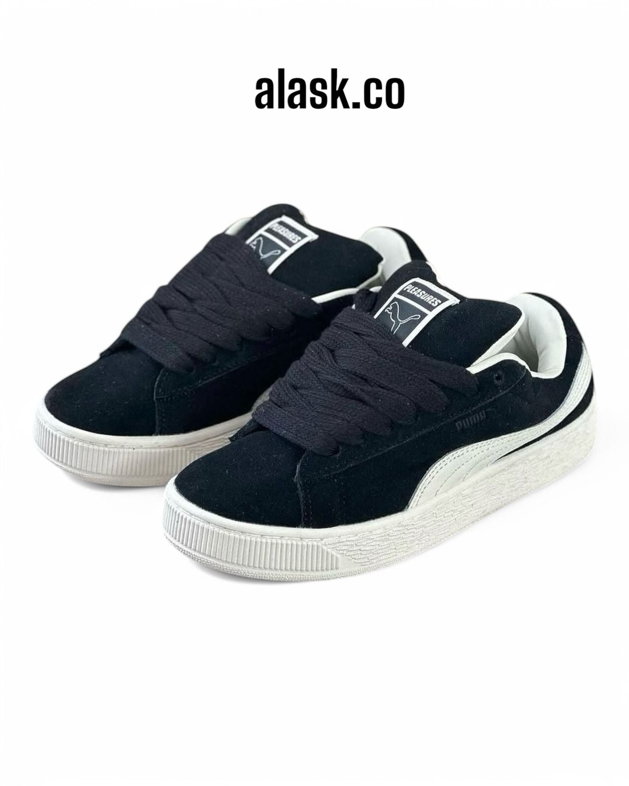 P U M A SUEDE HOMBRE N/B