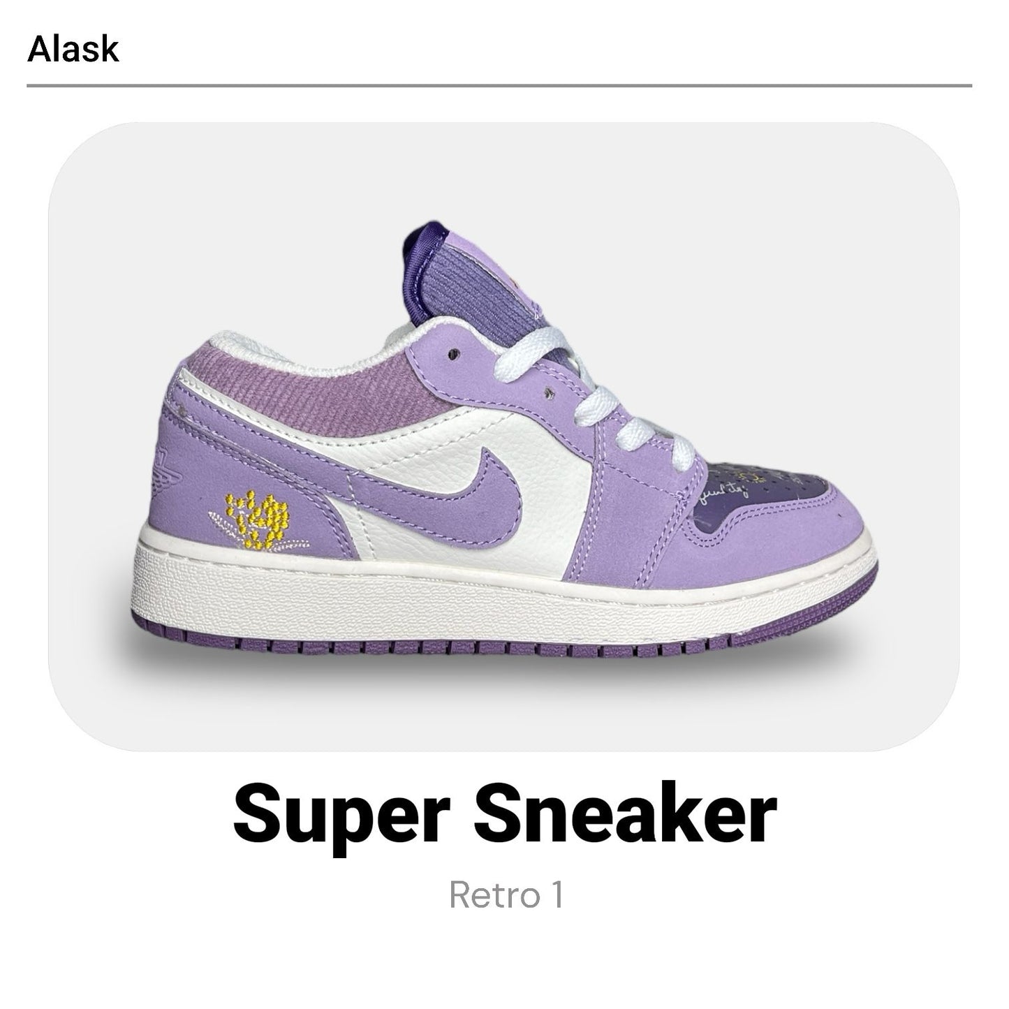 NIK RETRO 1 DAMA MORADA