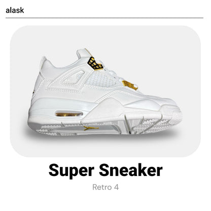 RETRO 4 CREMA DORADA DAMA