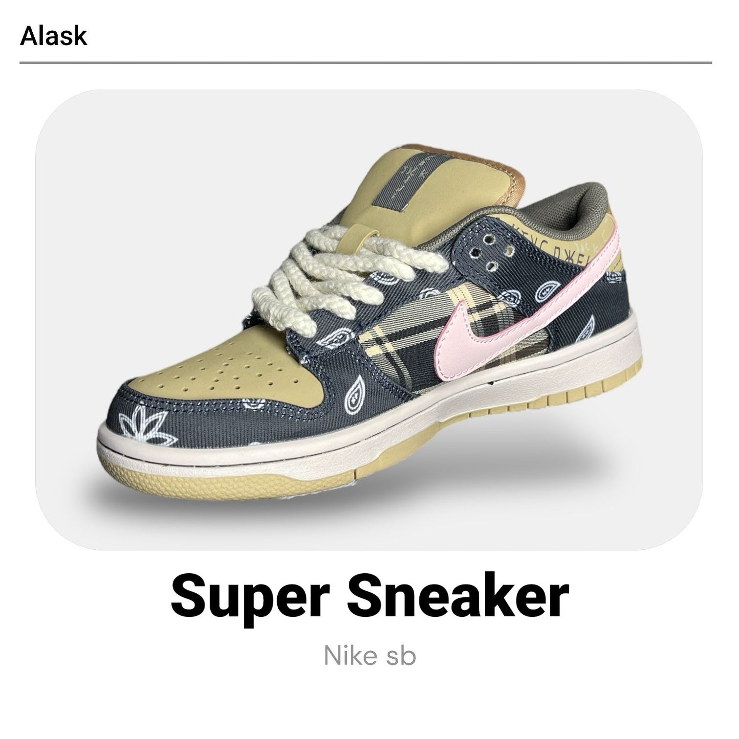 NIKE SB DUNK DAMA  DOBLE CORDON